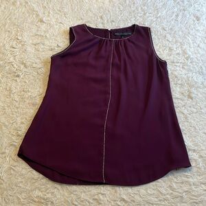 White House Black Market Plum Purple Blouse